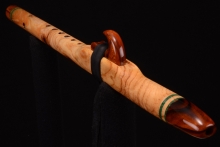 Ponderosa Pine Burl Native American Flute, Minor, High D-5, #G31C